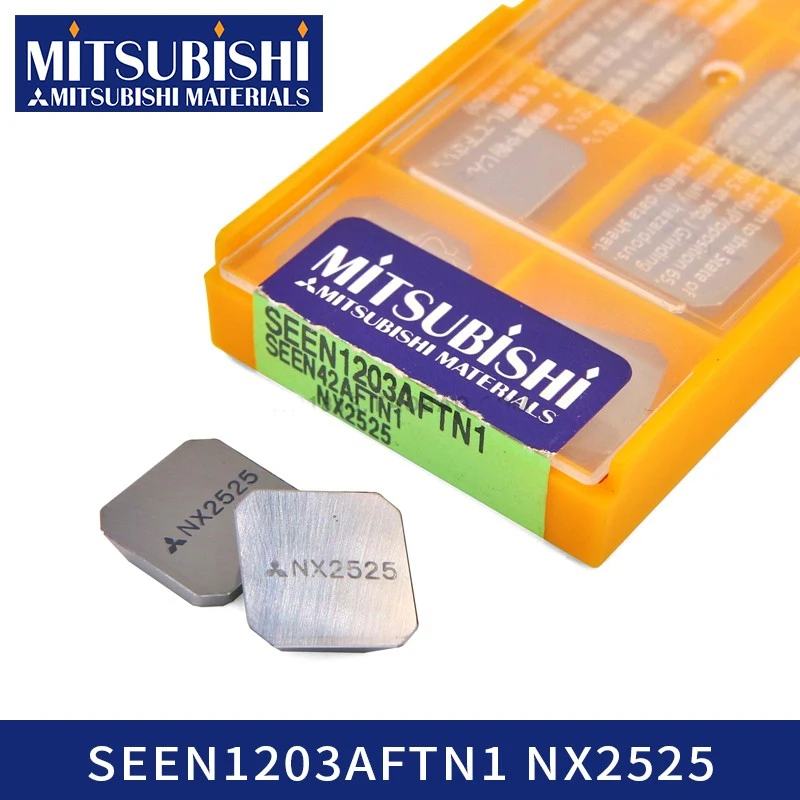 MITSUBISHI Milling Inserts SEEN1203 SEEN 1504 SEEN1203EFSR1 SEEN1504AFSN1 MC5020 F7030 NX2525 F5020 Carbide Inserts Lathe Cutter