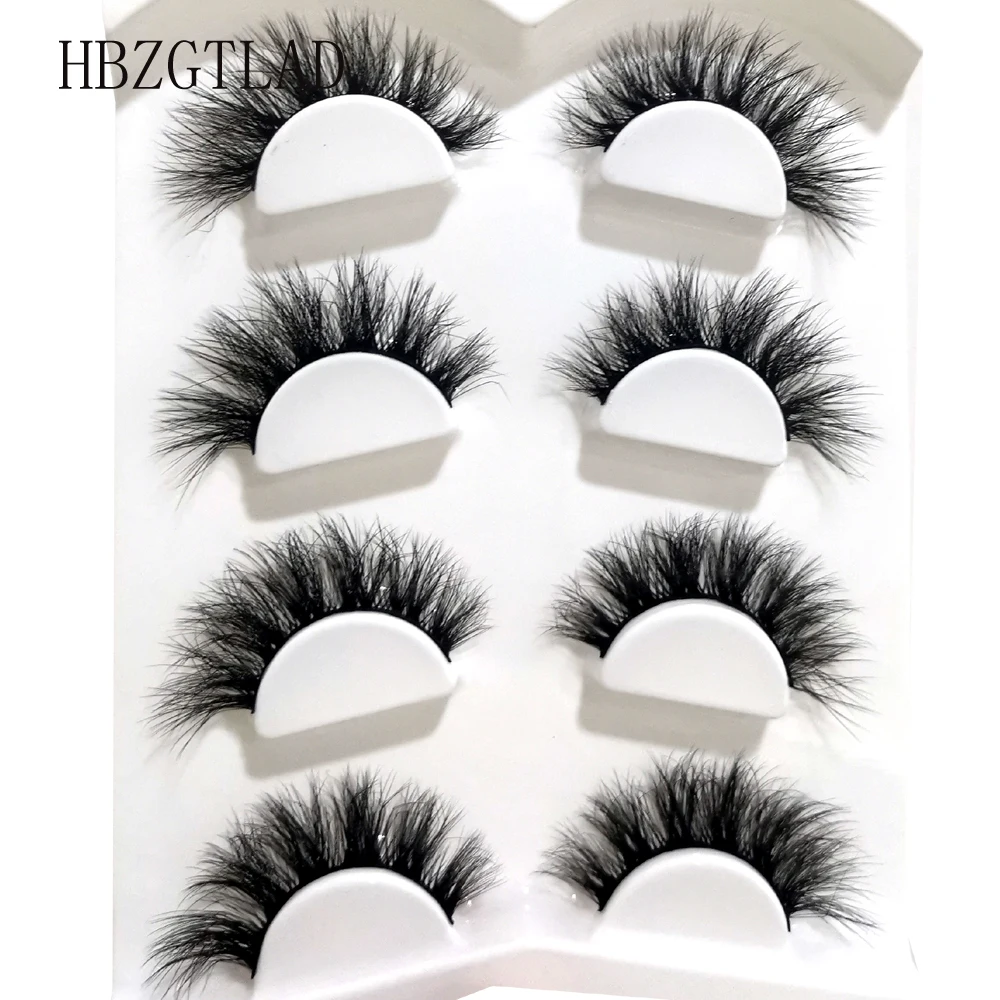 NEW False Eyelashes Thick Long 10-25mm 3D Mink Lashes Curly Soft Fluffy Fake Makeup Dramatic | Красота и здоровье