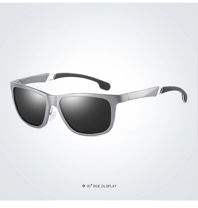 Очки поляризациоочки солнцезащитные sunglasses квадратные алюминиево-магниевые солнцезащитные очки, мужские поляризационные uv400, высокое качество, солнцезащитные очки для рыбалки, очки gafas lunette soleil homme