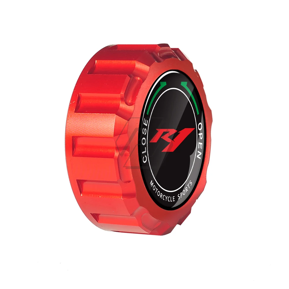 Motorcycle Brake Fluid Reservoir Cap Cover For Yamaha YZF R1 2009-2014