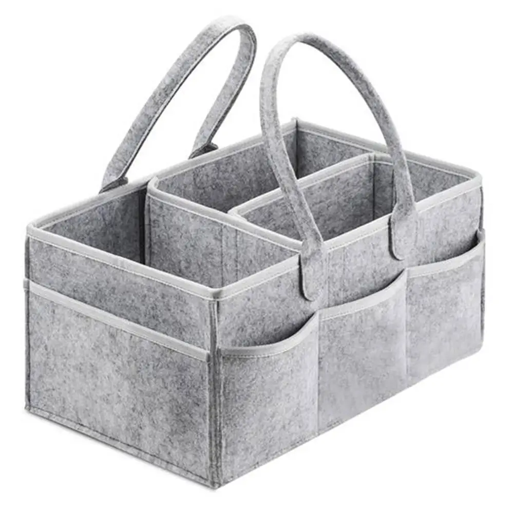 

Portable Baby Diapers Storage Bag Exquisite Design Classic Texture Delicate Organizer Anti Dirty Stroller Accessory