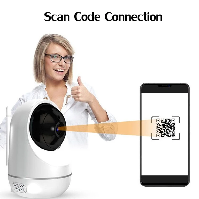 IP камера YI 1080P купольная Беспроводная с поддержкой Wi Fi и функцией ночной