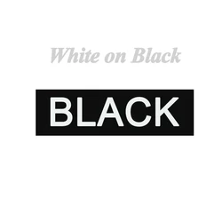 Multicolor Laminated Ribbon Label Tape for P-touch Label Printer (White on black)