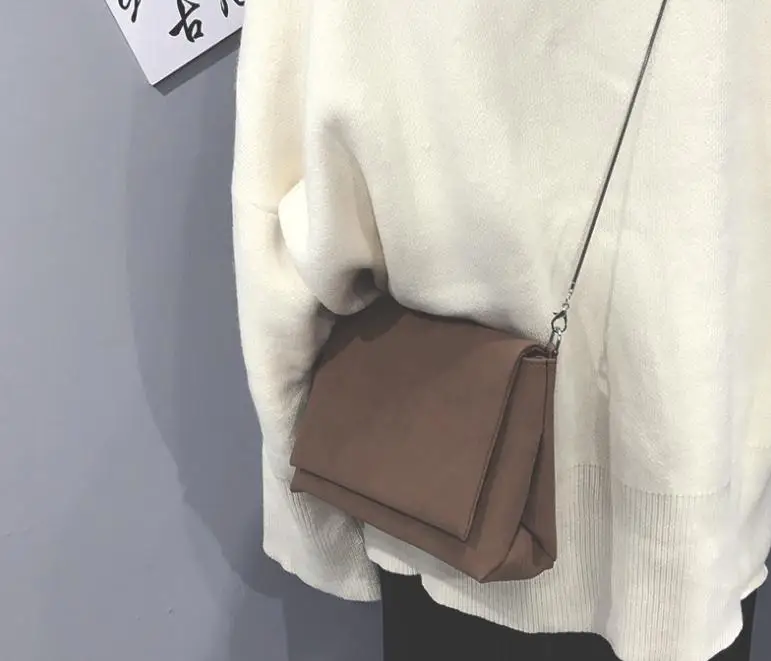 

new chain small bag, women's 2019 new style, full-of-one, retro-polished single-shoulde
