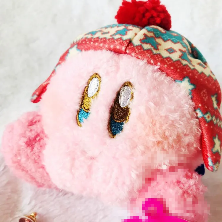 10 шт./лот 13 см Япония Розовый Плюшевые Кирби игрушки для детей peluches Merry christmas Ограниченная серия Красная шляпа