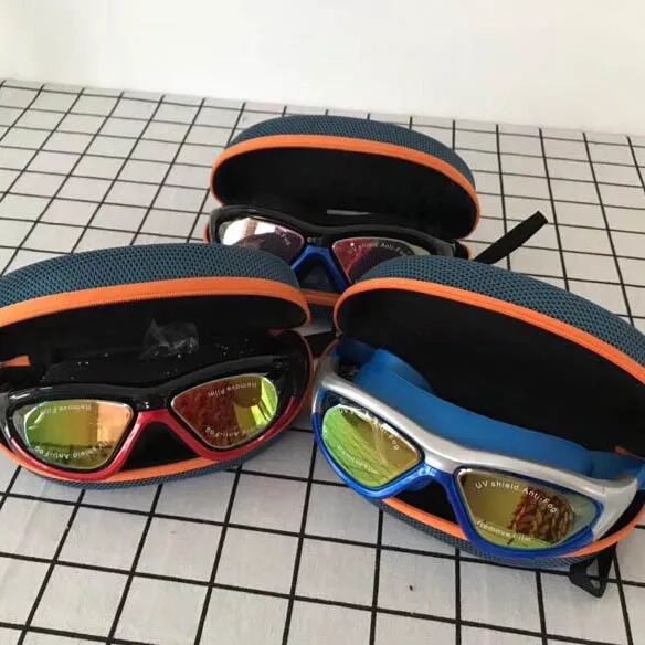 

Waterproof Anti-fog Big Box Prescription Swimming Goggles Vacuum Coating Alcohol by Volume Men's Women's Plain Glass Swimming Gl