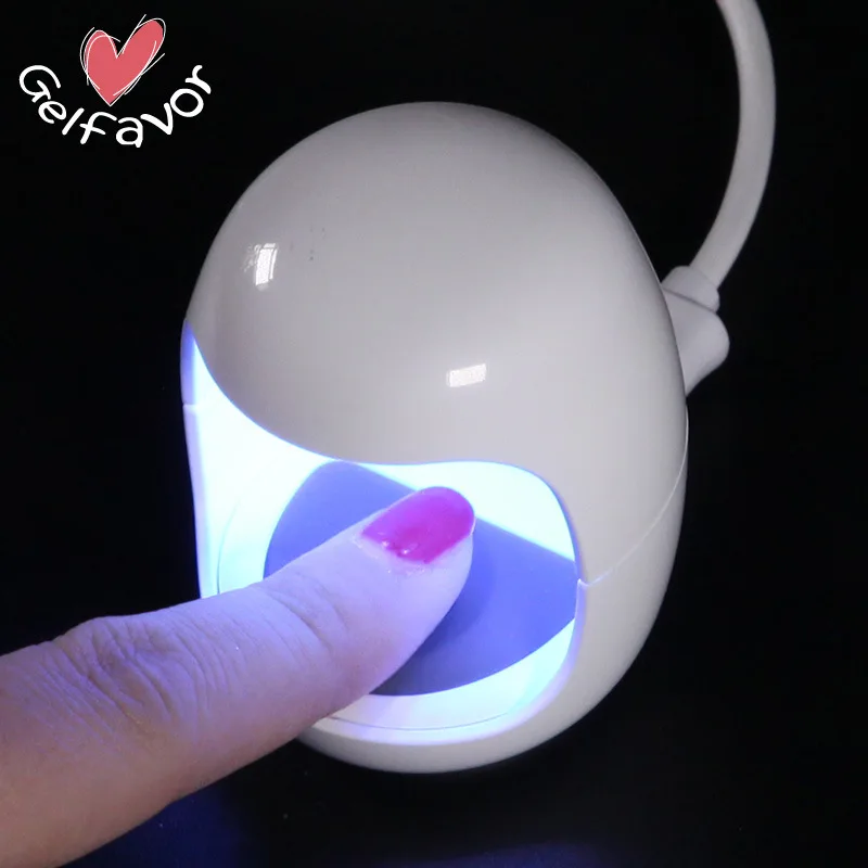 

3W USB Mini Nail Dryer Portable UV LED Curing Lamp 30s Fast Drying Curing Light for Gel Polish