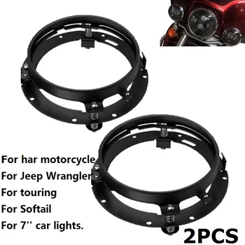 

2PCs Mounting Bracket for 7inch LED Headlight Round Ring for Headlamp mount Lamp Holder For Jeep Wrangler JK TJ