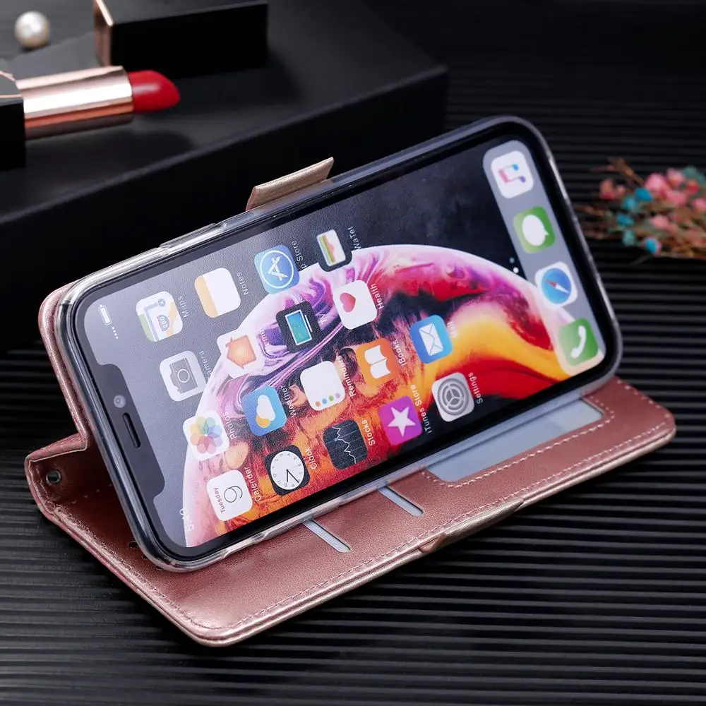 Кожаный чехол-кошелек на молнии для iphone 6, 6 S, 7, 8 Plus, XR, X, XS, Max, 11 Pro, Max, держатель для карт, чехол для apple iphone 6plus, 7plus