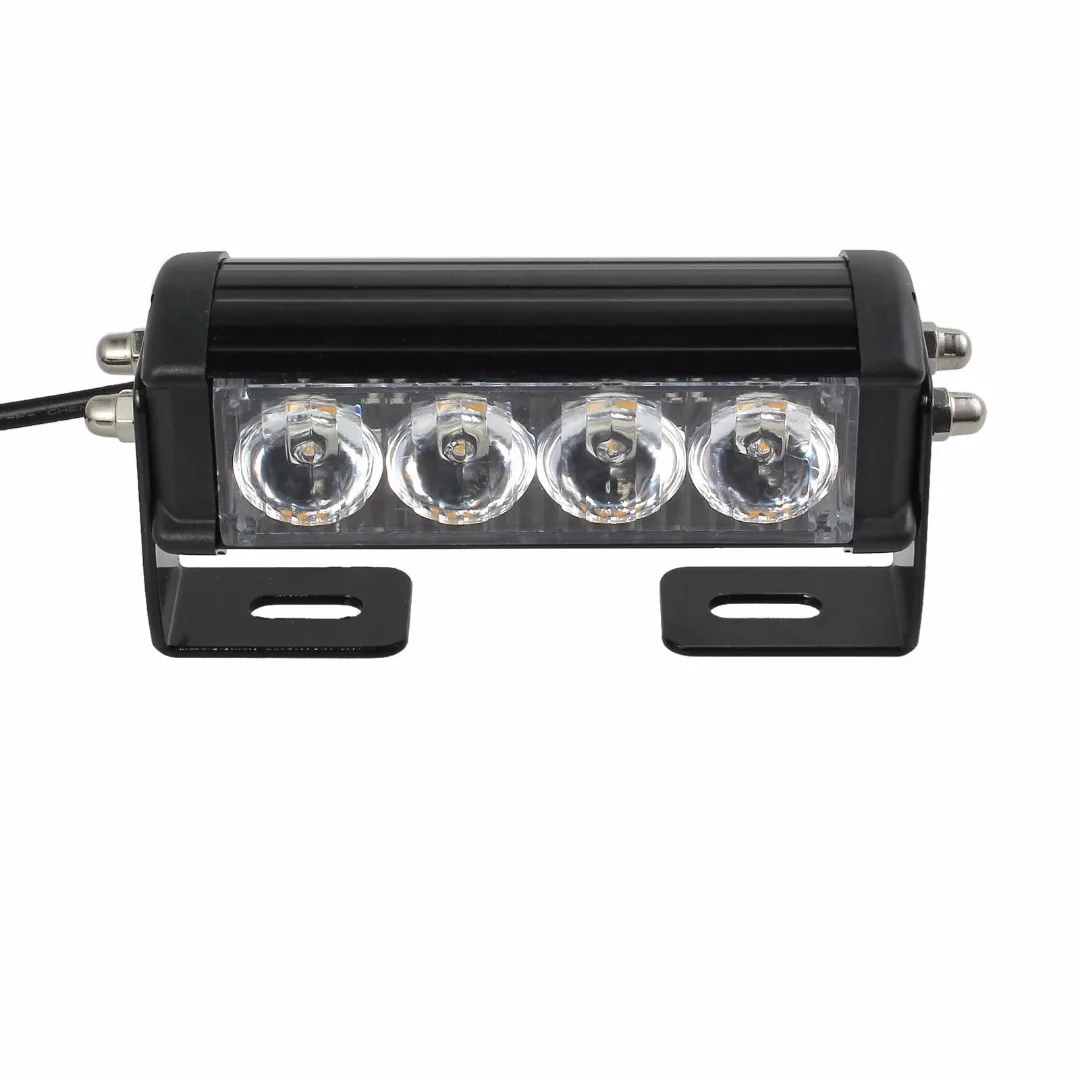 4LED автомобиль стробоскопа Предупреждение светильник 12/24V мигающий неисправности аварийная сигнальная лампа Водонепроницаемый противоударный Авто мерцающий светильник s