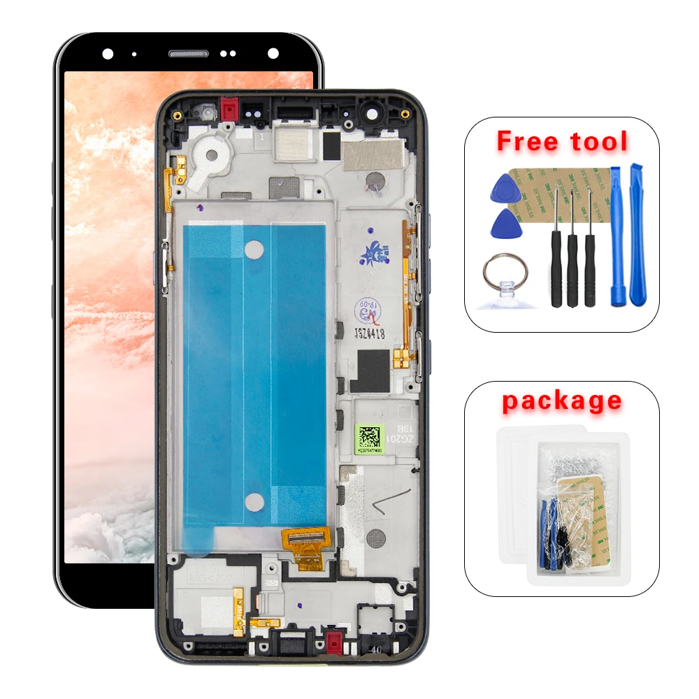 ЖК дисплей с сенсорным экраном и дигитайзером рамкой для LG K40 X4 2019 K12 + Plus