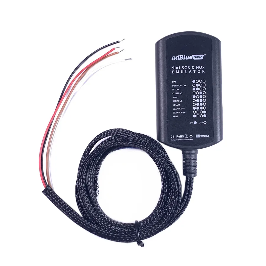 10 шт./DHL freequality Поддержка евро 6 НОВЫЙ Adblue 8in1 Новое поступление 8 в 1 Эмулятор v3.0 с NOx