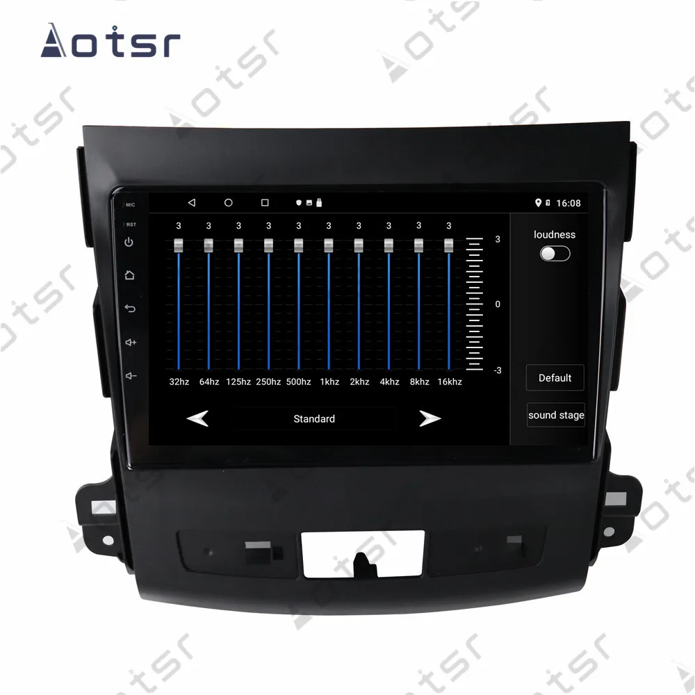 " Android 9,0 ips автомобиль радио играть gps Navi для Mitsubishi Outlander 2006 2007 2008 2009 2010 2011 головное устройство мультимедийный плеер