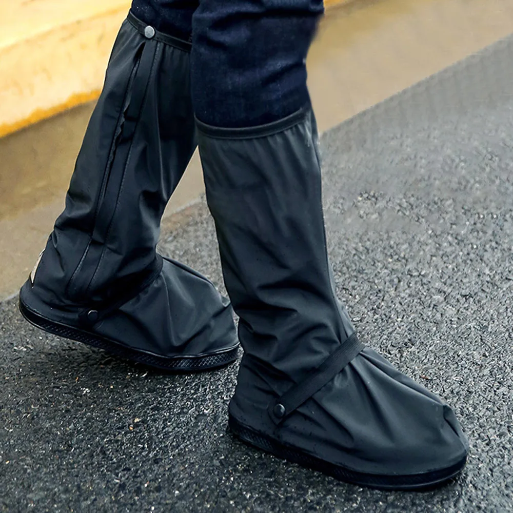 

Rain Boot Shoe Cover Non-slip Windproof Overshoes Protector Waterproof with Reflector for Cycling motorcycle outdoor farmer