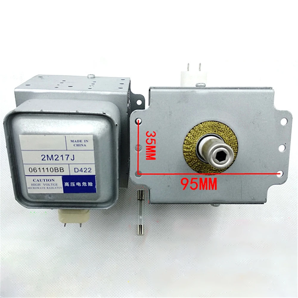 Midea/Galanz 용 전자 레인지 마그네트론 2M217J, 고전압 퓨즈 예비 부품 액세서리 포함, 1 개|전자 레인지 부품 ...