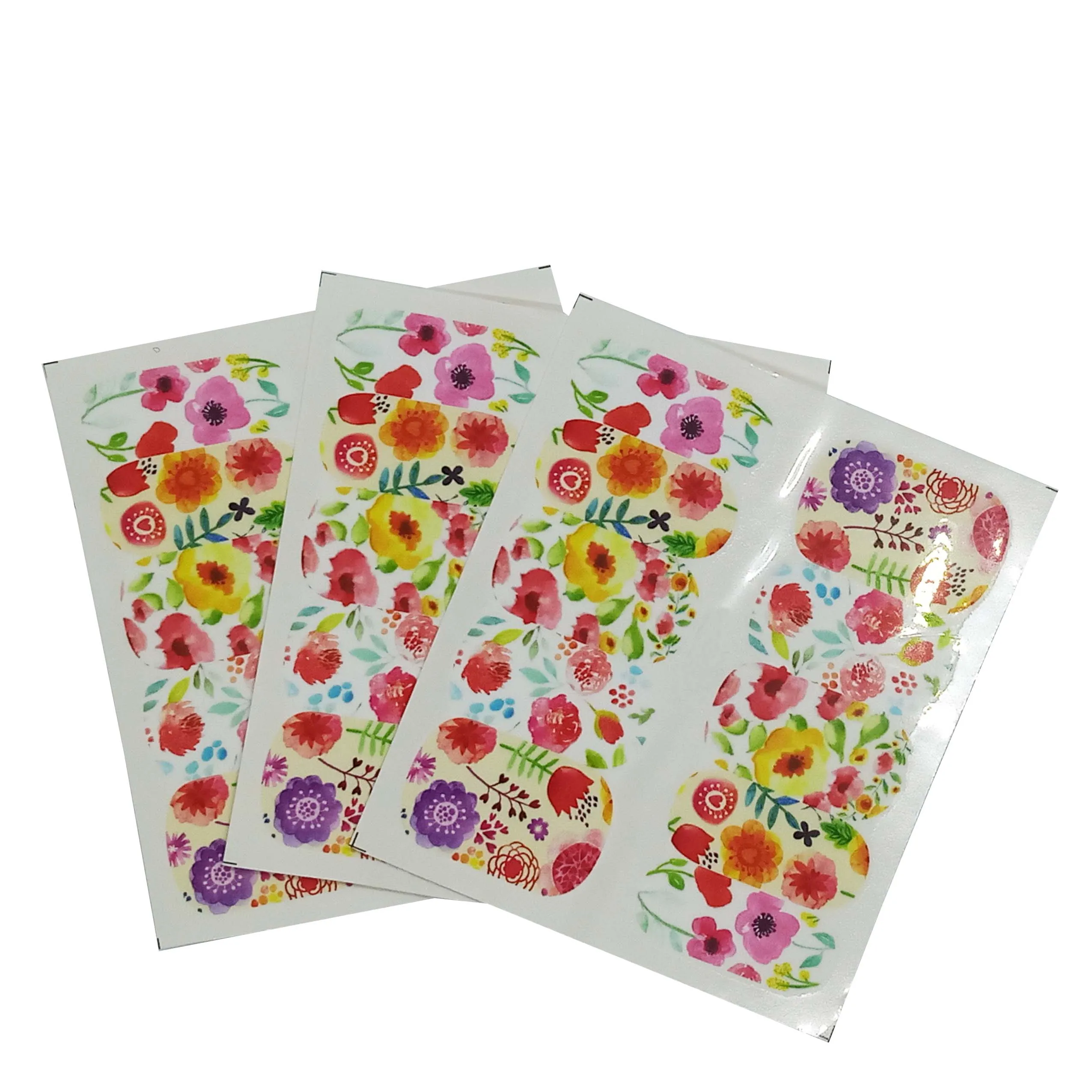 

Embosse Nail Sticker Flower Adhesive DIY Manicure Slider Nail Art Tips Decorations Decals A03