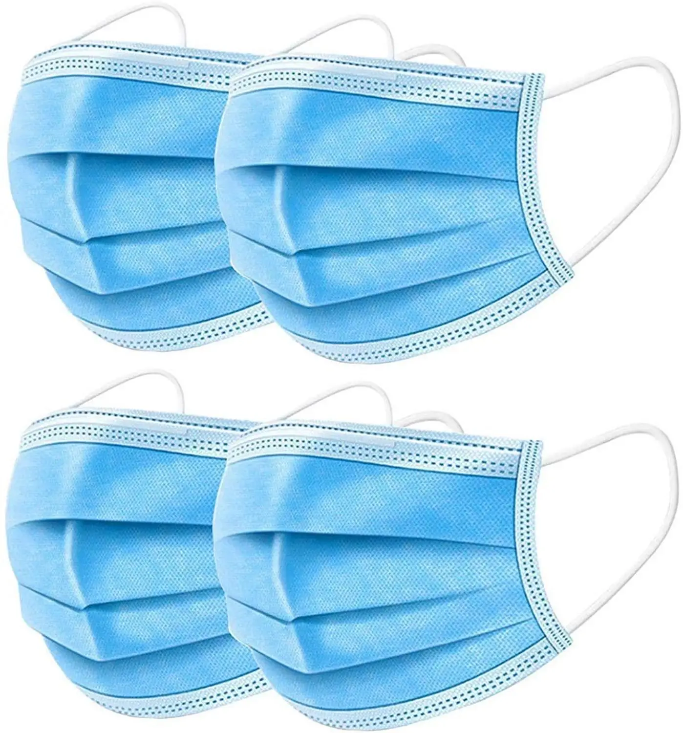

New 50pcs Disposable Earloop Face Mouth Masks 3 Layers Anti-Dust For Surgical Medical Salon