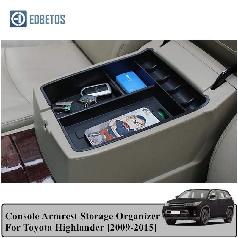

Glove Box For Toyota Highlander 2009 2010 2011 2012 2013 2014 2015 Center Conosle Organizer Tray Highlander Accessories