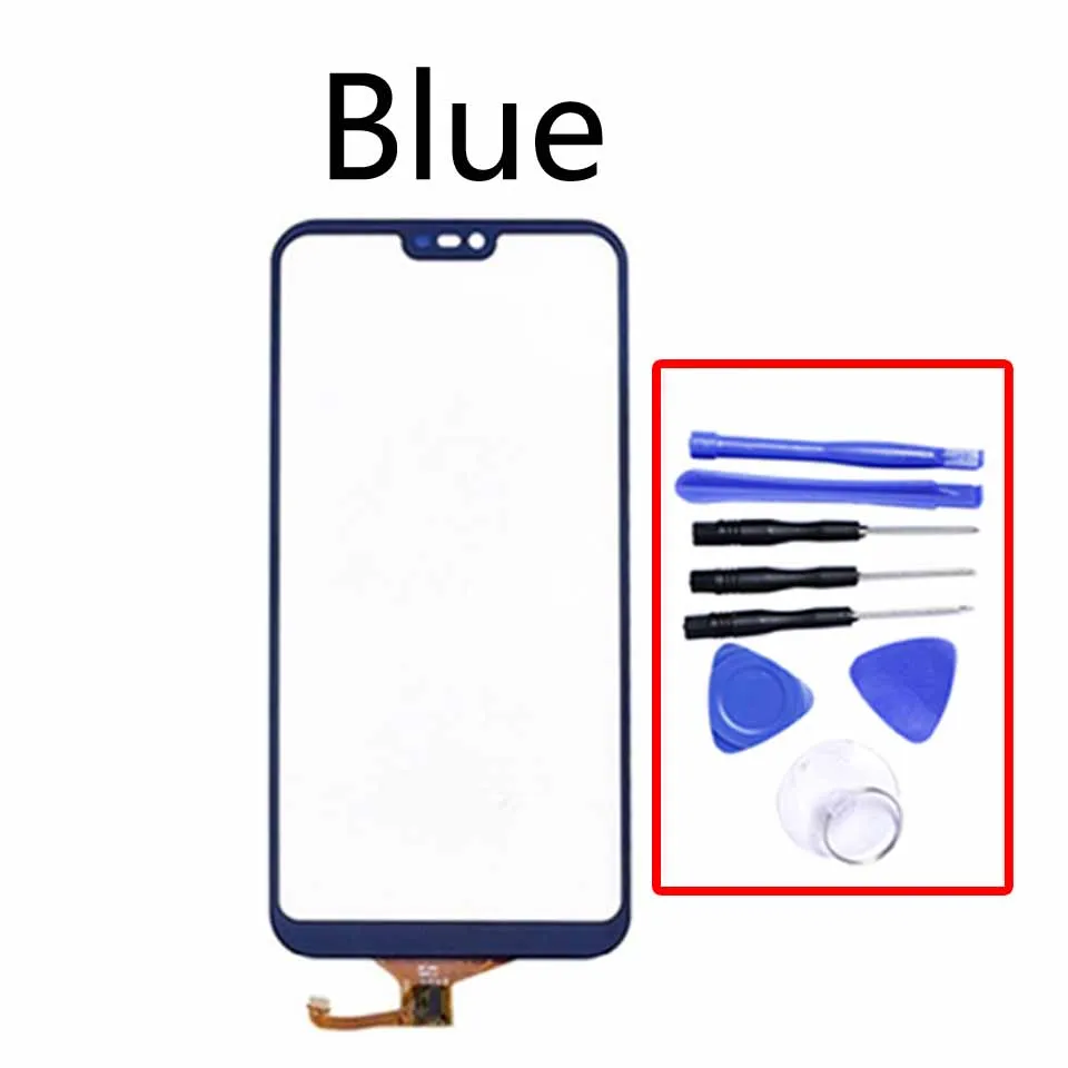 5,8" сенсорный экран для huawei P20 Lite ANE-L21 ANE-LX1 LX3 сенсорный экран панель сенсор дигитайзер для Nova 3e ЖК-дисплей стекло объектив - Цвет: Blue-With tool