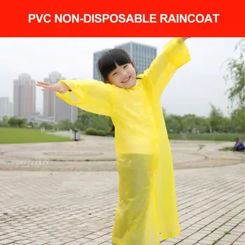 

PVC Transparent Fashion Frosted Child Raincoat Bikecycle Rainwear Outdoor Rain Gear Coat For Children Cycling Accessories