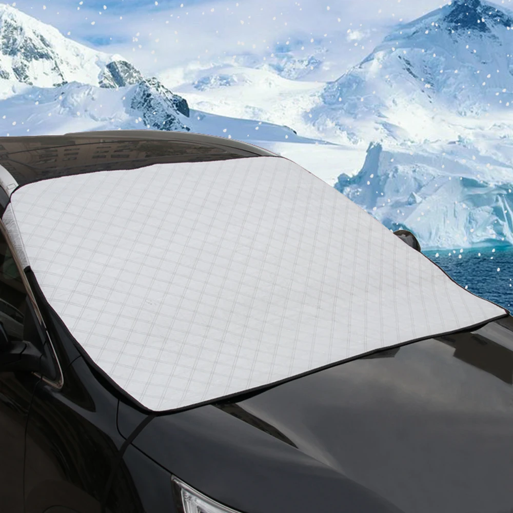 Автомобильный тент морозостойкий солнцезащитный козырек для автомобилей Магнитный снежно-стойкий тканевый стеклоочиститель для лобового стекла Защита от солнца
