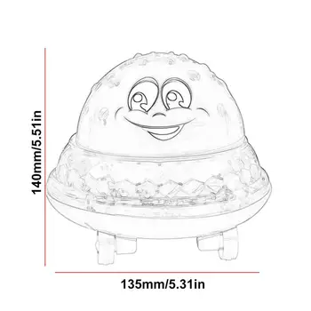 

Induction Water Ball Electric Baby Bathroom Light Music Water Toys Infant Children's Impulse Induction Water Spray Toy sale