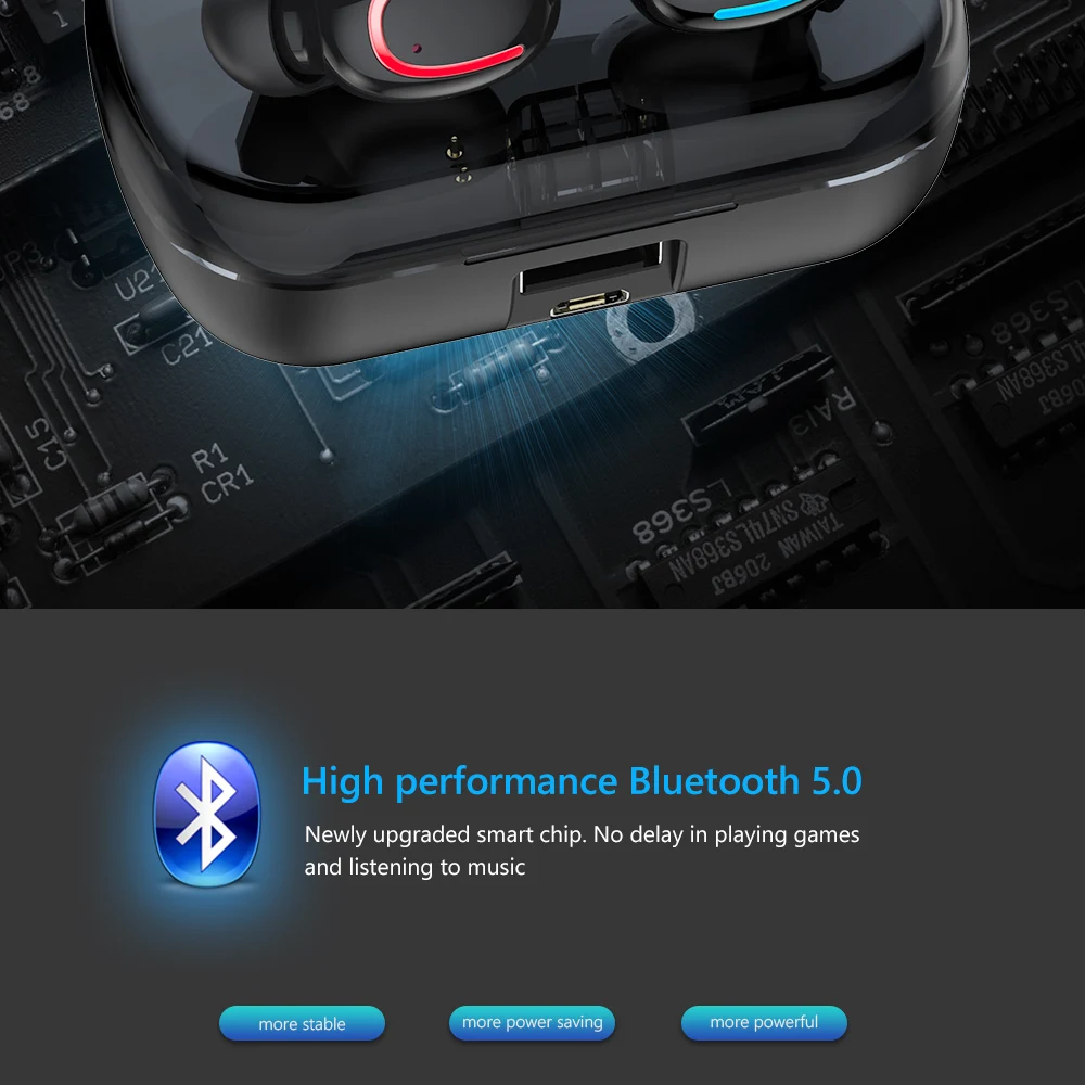 TWS серия Q82 Наушники Спортивные Беспроводные Bluetooth 5,0 наушники с гарнитурой Светодиодный дисплей питания 8D водонепроницаемые наушники с микрофоном