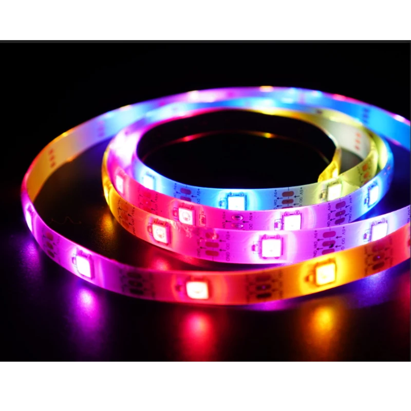 Cololight LED Light Strip Kit Smart RGB Ambient Lighting Rope Music Sync Compatible with Siri Alexa Google Assistant 30 LEDs/M