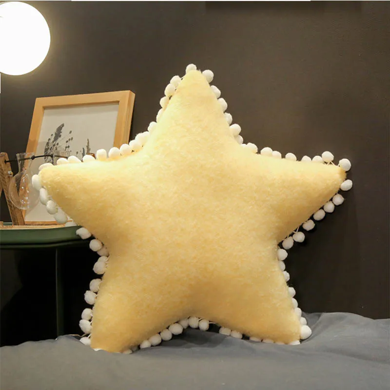 yellow star Облако звезда Луна диванная подушка детская комната украшение детский успокаивающий куклы для сна детские плюшевые игрушки комната Домашний декор - Цвет: yellow star