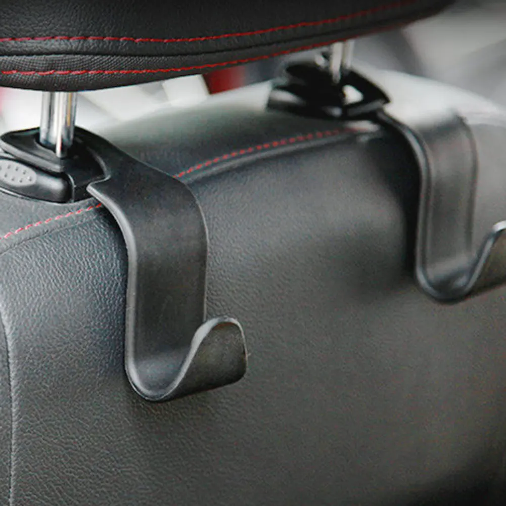 Car Seat Back Storage Hook Vehicle Headrest Organizer Hanger Storage Hook For Groceries Bag Handbag Car Accessories Hanger