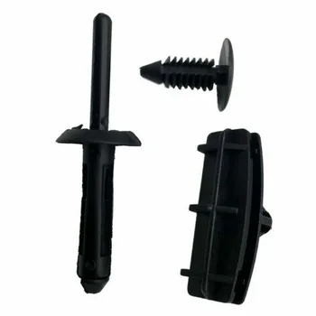

78Pcs Hardware Clip For Jeep Wrangler JK 2007-2017 Kit Fender Plastic Black Pro