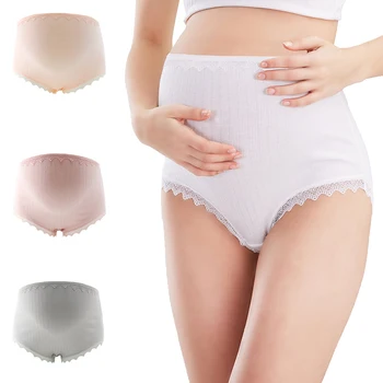 

Women Panties Lingerie Underwear Cotton Pregnant Knickers Sexy Lingeries Pregnant Adjustable Shorts High Waist Mother Briefs