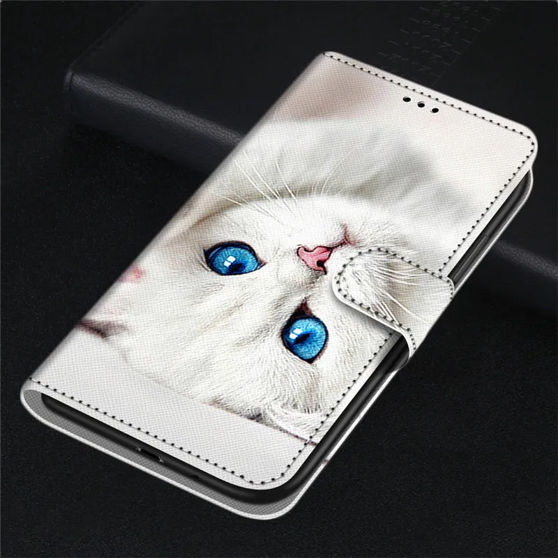 A12 Case SM-A125F Coque for Samsung Galaxy a12 A 12 Cover Cartoon Animal Painted Cases SamsungA12 GalaxyA12 Flip Leather Capa kawaii phone case samsung