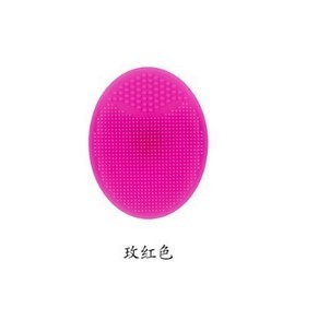 Silica Gel Cleaning Pad Wash Face Facial Exfoliating Brush Skin Scrub Cleanser Round Beauty Makeup Tools Cleaning