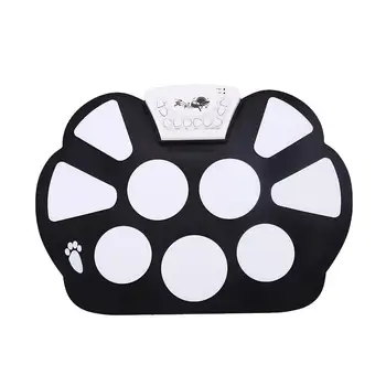 

Electric Roll Up Drum Set Kit Pad Gift Rubber Electronic Component Fashion Silicon Universal Speakers