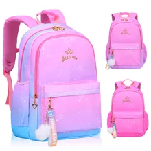 

2020 Girls School Bags Children Backpack Primary Bookbag Orthopedic Princess Schoolbags Mochila Infantil sac a dos enfant
