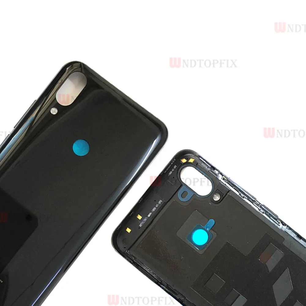 Оригинальное стекло для Meizu Note 9 задняя крышка батарейного отсека задняя стеклянная крышка для Meizu Note9 Крышка батарейного отсека Note 9 Корпус чехол+ боковой ключ