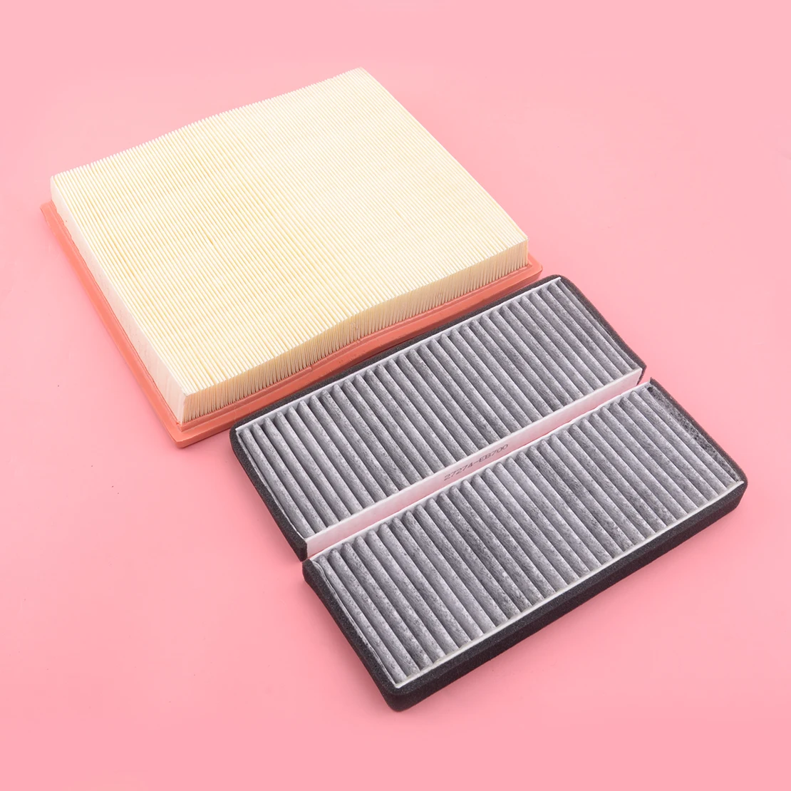 2Pcs Engine Cabin Air Filter Fit for Nissan Frontier NV1500 NV2500 NV3500 Pathfinder V6 V8