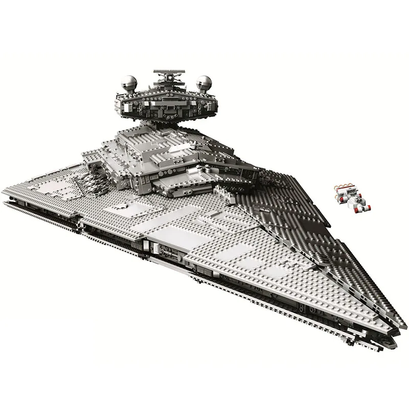 

Star spaceship Wars Imperial Super Star Destroyer 75252 Fighter Building Blocks Set Toys King Bricks Compatible Legoinglys