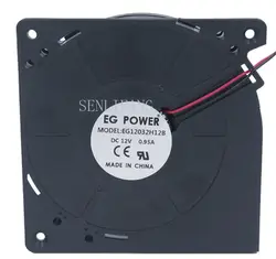 Бесплатная доставка EG POWER EG12032H12B 0.95A 12 см 12032 двухпроводная турбина двухшаровой вентилятор