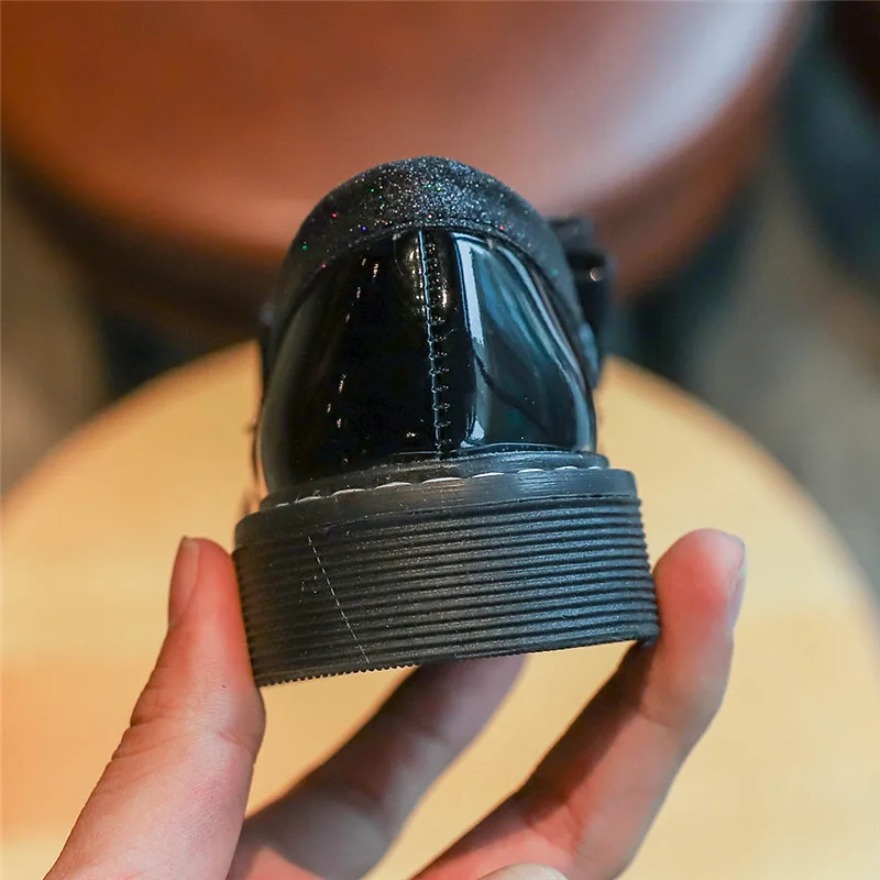 Детская Весенняя Милая повседневная обувь принцессы с бантом для танцев Обувь