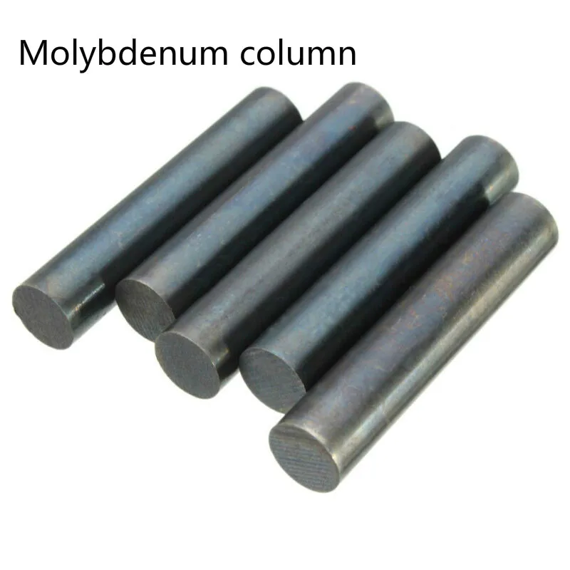 1pcs pure molybdenum metal rod tool with a diameter of 10mm and a length of 50mm, pure 99.95%