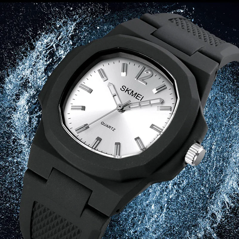

Часы наручные SKMEI Мужские кварцевые, водонепроницаемые спортивные простые, 3 бар, 1717