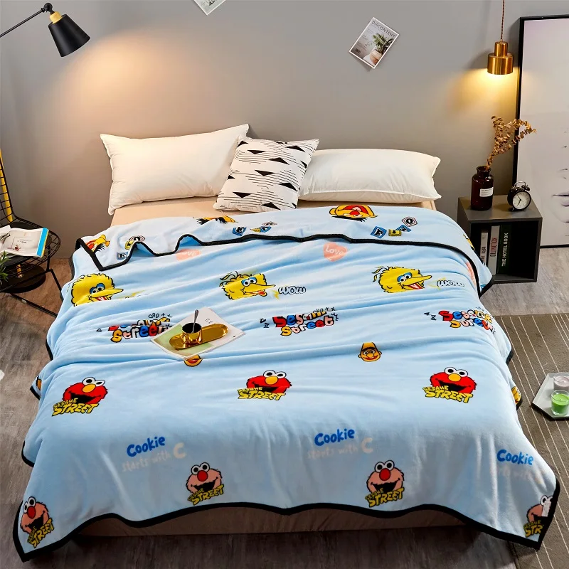Good qualty Cartoon Dumbo blanket High Density Super Flannel Blanket to on for the sofa/Bed/Car Portable Plaids Modern pattern - Цвет: style5