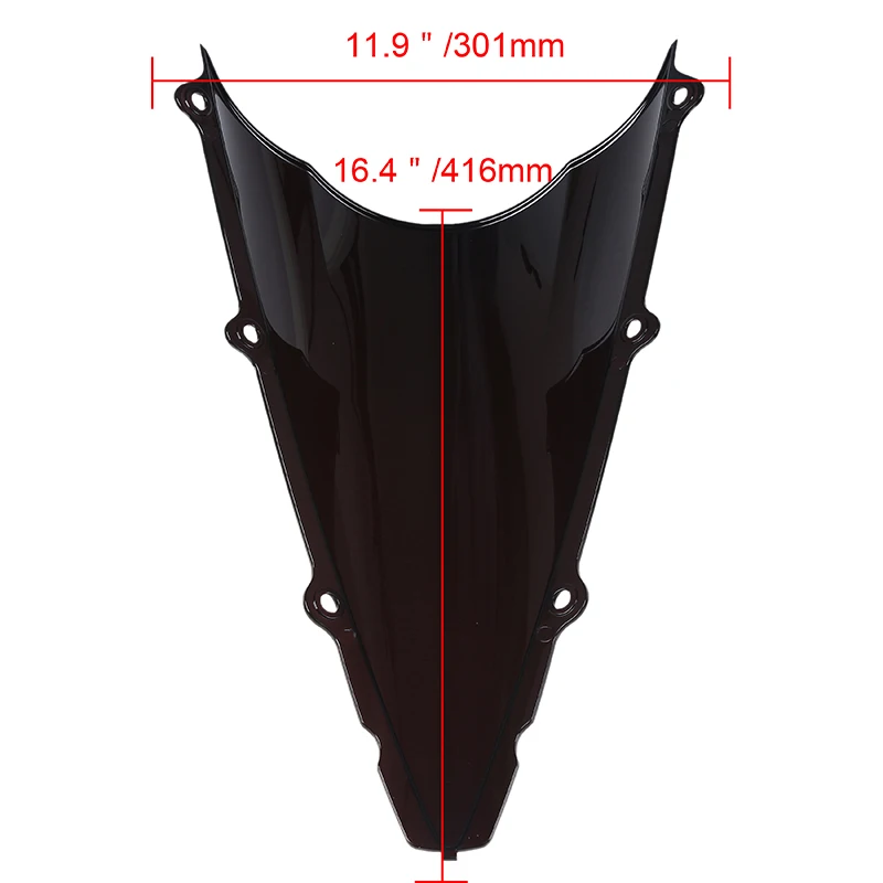 Дефлекторы на лобовое стекло мотоцикла POSSBAY для Yamaha YZF R1 2002 2003 1000 ветровые