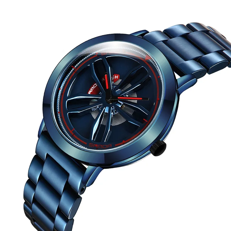 

Sanda SANDA P1009 Steel Belt Multi-functional Waterproof Adult Outdoor Sports Electronic Quartz Watches