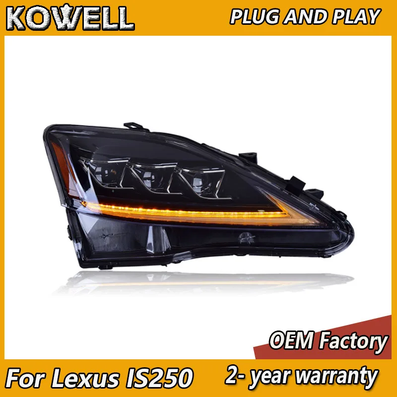 

Car Accessories for Lexus IS250 Headlights 2006-2012 IS350 Headlight DRL Turn Signal Low High Beam Projector Lens
