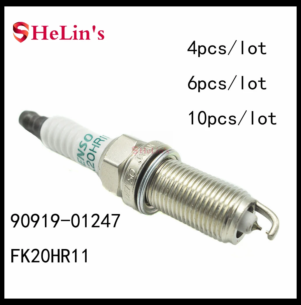 

FK20HR11 90919-01247 Dual IRIDIUM Spark Plug For VOLVO S60 S80 II V60 V70 III XC60 XC70 XC90 I 3.0 3.2 L T T6 3.0L 3.2L AWD