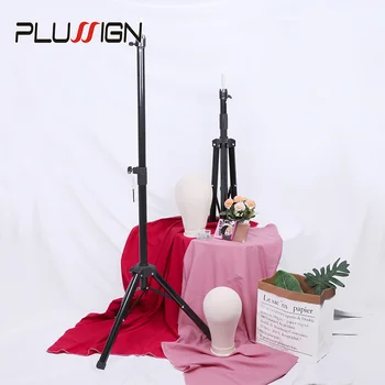 

Plussign Famous Brand Black Tripod For Wigs Head Stand For Fixed Mannequin Training Head And Making Wigs Tripod Holder For Salon