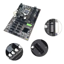 Carte graphique PCI E X16 Super B250BTC DDR4 pour ordinateur de bureau, composant pc, avec Interface sata 3.0, 12 emplacements pour données